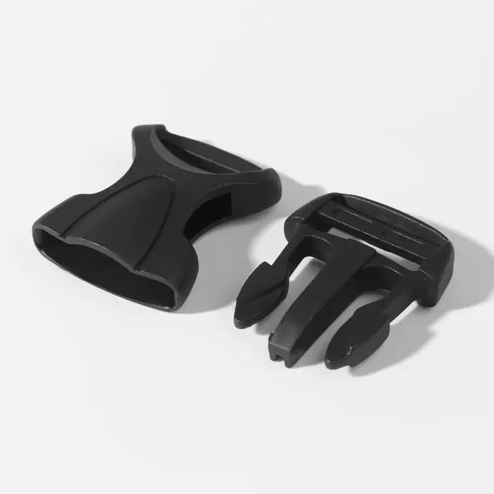 Фастекс 20 мм, нагрузка до 15 кг, 10 шт., чёрный