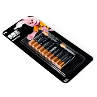 Батарейка алкалиновая Duracell Basic (CH), AAA, LR03-12BL, 1.5В, блистер, 12 шт