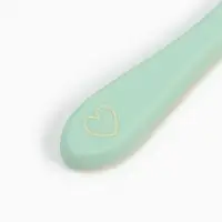 Тарелка детская на присоске и ложка, бирюзовый, Mum&Baby Тарелка детская на присоске и ложка, бирюзовый, Mum&Baby