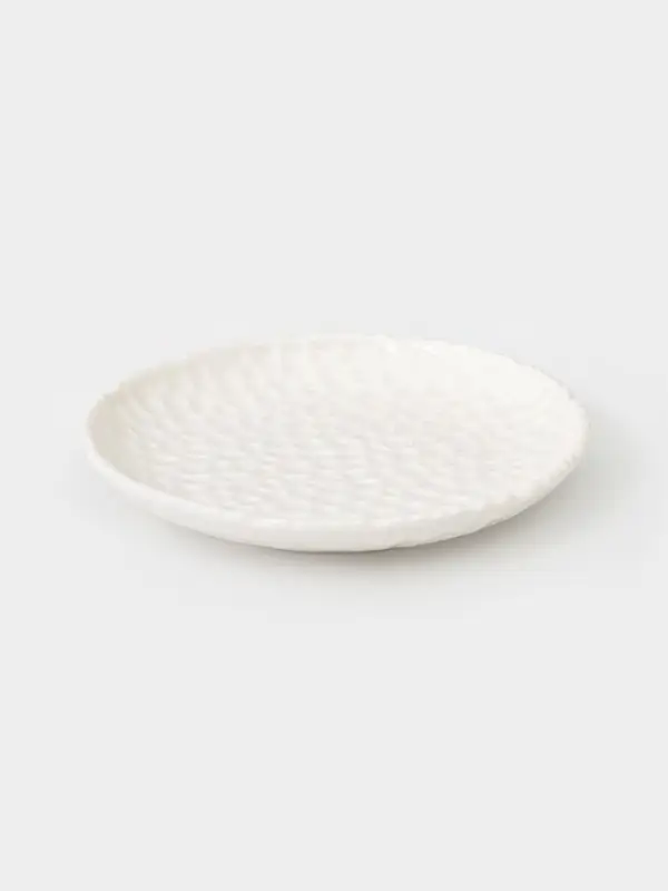 Тарелка пирожковая &laquo;Воздушность&raquo;, d=15 см, керамика, белая