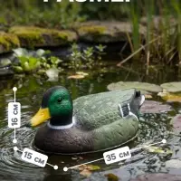 Фигура плавающая &laquo;Селезень&raquo;, 35&times;15&times;16 см, пластик