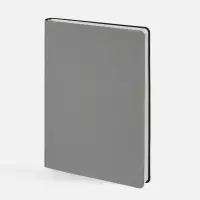 Ежедневник Flex Shall New, недатированный, темно-серый