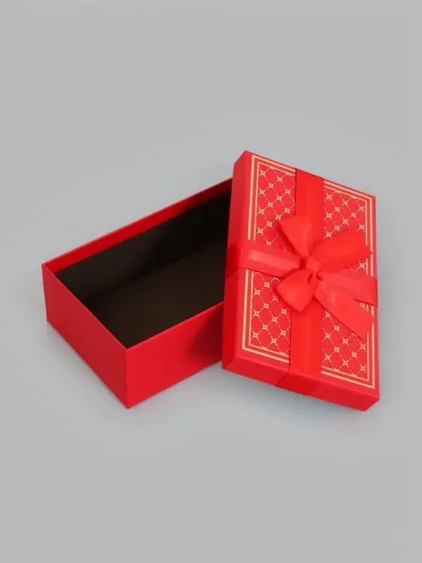 Набор подарочных коробок 3 в 1, с бантом, 23&times;16&times;9.5 см, 21&times;14&times;8 см, 19&times;12&times;6.5 см