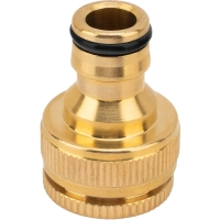 Адаптер для шланга латунный, 1/2-3/4 внутренняя резьба Palisad 65820