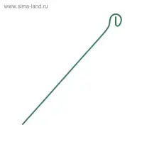 Колышек для подвязки растений, h=60 см, d=3 мм см, проволочный, зелёный, Greengo