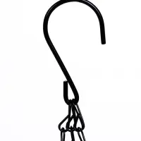 Кашпо подвесное d=15 см, с кокосовым вкладышем "Полусфера"