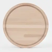 Доска разделочная круглая Доляна &laquo;Фортуна&raquo;, d=25 см, толщина 1.8 см, дерево берёза