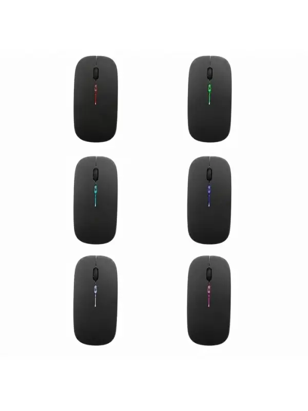 Мышь MB-2.4 беспроводная, оптическая, подсветка, 800-1600 dpi, USB, Bluetooth, чёрная