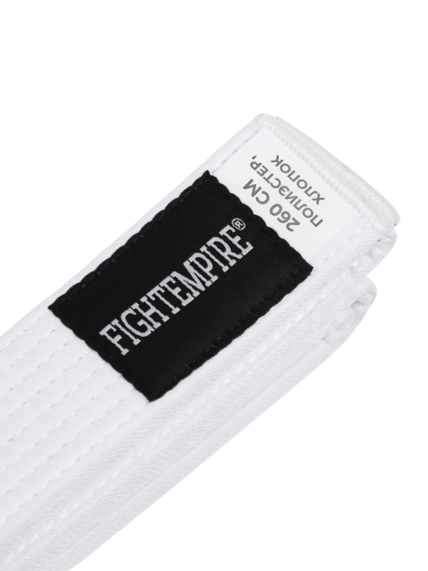 Пояс для единоборств Fight Empire 2,0 м, BASE, белый