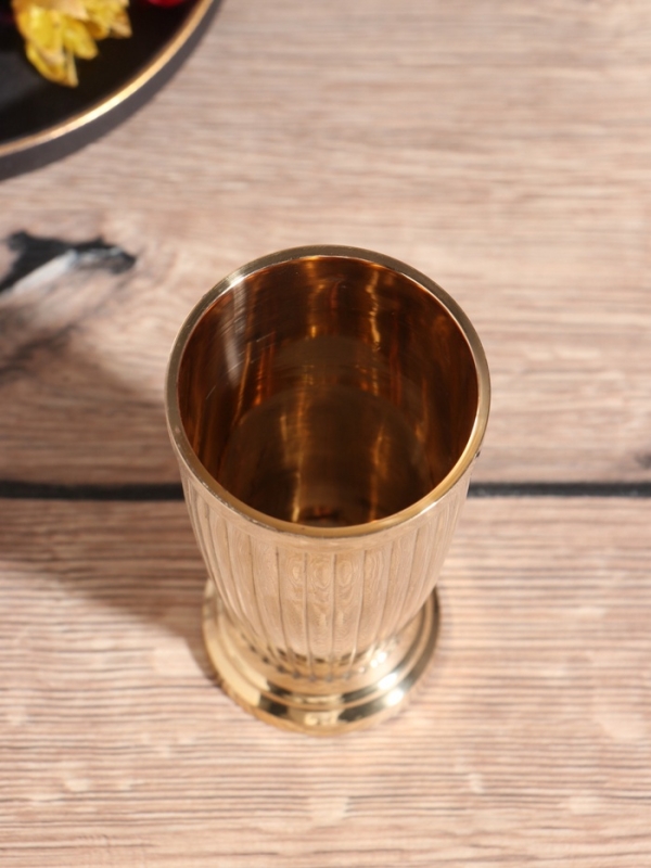 Стакан Стакан "Милк шейк" латунь 5,5х5,5х11 см