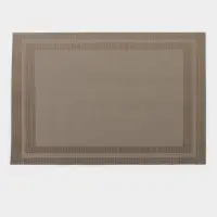 Салфетка сервировочная на стол Доляна &laquo;Окно&raquo;, 45&times;30 см бежевая