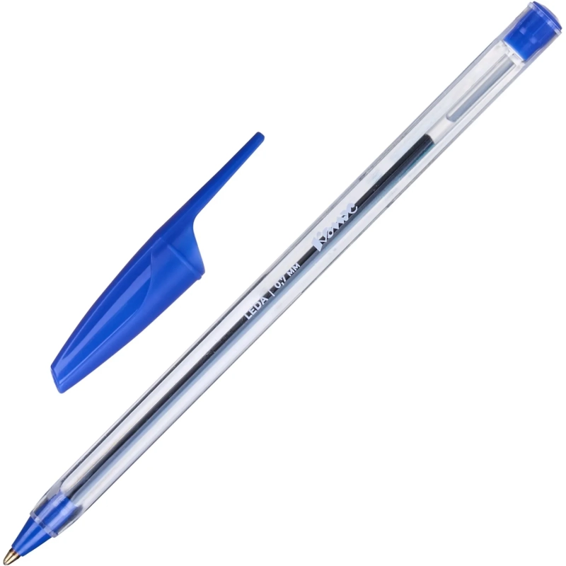 Ручка шариковая Комус Leda, д.ш. 1 мм, синяя