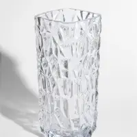 Ваза для цветов &laquo;Эдисон&raquo;, лучики, 29&times;12 см, стекло, прозрачная