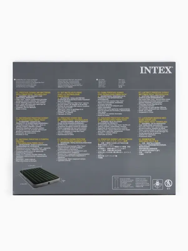 Матрас надувной DURA-BEAM FULL, 137&times;191&times;25 см, 64108 INTEX