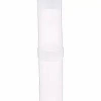 Пенал - тубус пластиковый Calligrata, 40&times;195 мм, Cristal