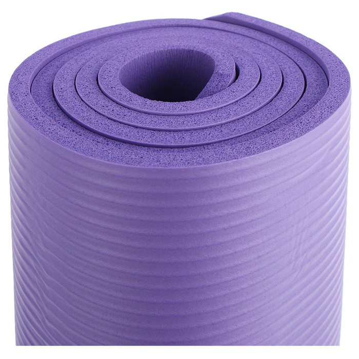 Коврик для йоги Sangh, 183×61×1 см, цвет фиолетовый Коврик для йоги Sangh, 183×61×1 см, цвет фиолетовый