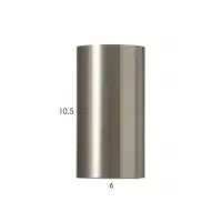 Светильник &laquo;Бинел&raquo; GU10 серебро 6&times;6&times;11 см