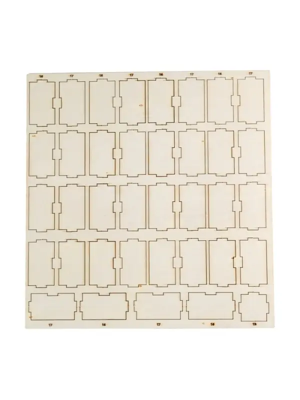 Лесная мастерская Игровой набор  Лесная мастерская Игровой набор "Адвент- календарь" деревянный, 31 задание