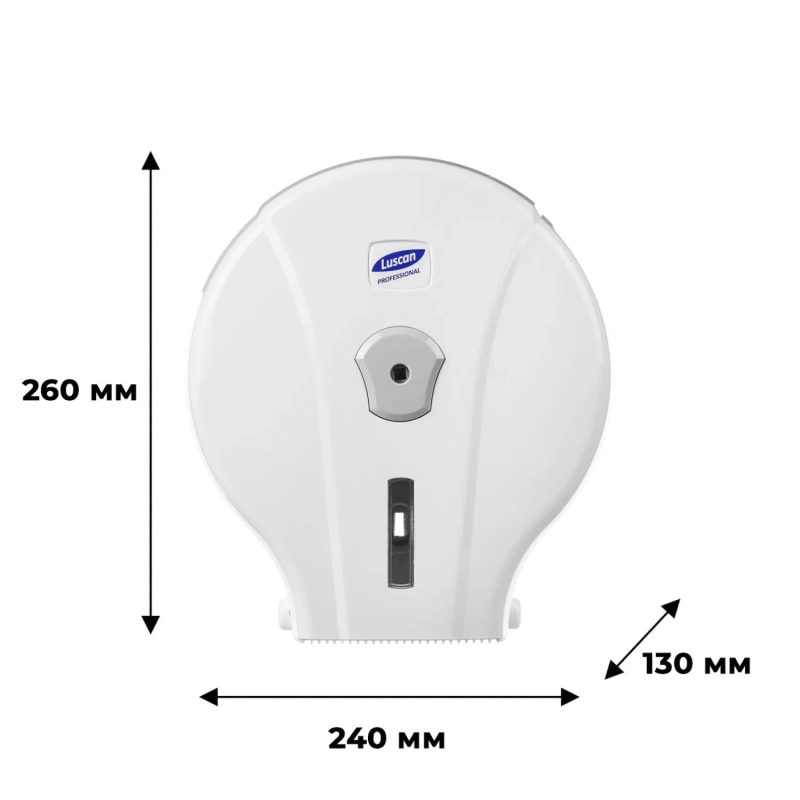 Диспенсер для туалетной бумаги рулLuscan Professional мини белый