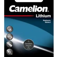 Батарейка Camelion CR1216 BL1 Lithium 3V (1/10/1800)