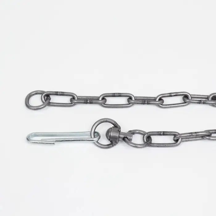 Цепь для привязи собак, 3 м, калибр 6&times;42 мм, черная