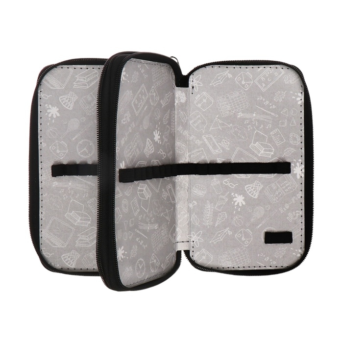 Пенал 2 секции 110*190 ткань ПКТ 11-42 Пенал 2 секции 110*190 ткань ПКТ 11-42 "Чёрный" 69433