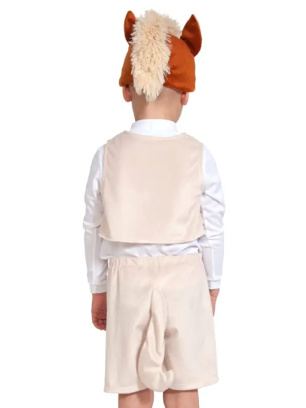 Карнавальный костюм «Коник»: жилет, шорты, шапочка, рост 92-116 см