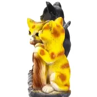 Садовая фигура 21,5 х 29 х 11 см Три котенка "Привет"