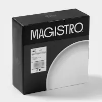 Десертные тарелки Magistro Mien, d=16.5 см, набор 6 шт., фарфор, белые