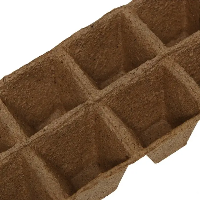 Торфяная кассета, 12 ячеек по 50 мл, 5 × 5 см Торфяная кассета, 12 ячеек по 50 мл, 5 × 5 см