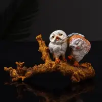 Фигурка полистоун &laquo;Совушки, первая любовь&raquo;, 8&times;13.7&times;5.7 см