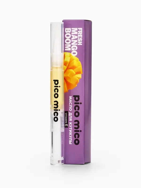 Масло для кутикулы в карандаше Fresh mango boom, 2 г, аромат манго, PICO MICO