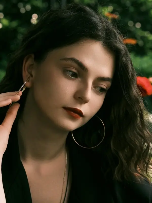 Серьги кольца QF &laquo;Классика&raquo;, d=7 см, цвет золото