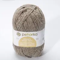 Пряжа для вязания спицами, крючком &laquo;Пехорский текстиль. Овечья шерсть&raquo;, 100% шерсть, 200 м/100 г, (371 серый)