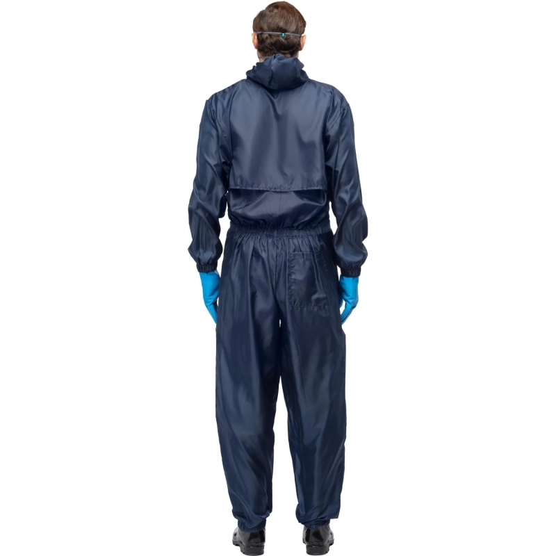 Комбинезон многоразовый защитный с капюшоном Jeta Safety JPC75b синий р. XL
