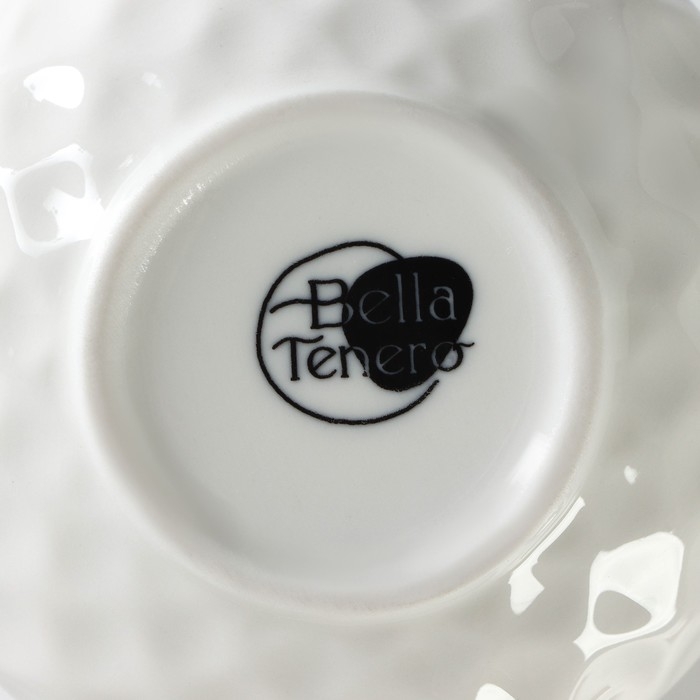 Сахарница фарфоровая с ложкой на бамбуковой подставке BellaTenero, 140 мл, цвет белый Сахарница фарфоровая с ложкой на бамбуковой подставке BellaTenero, 140 мл, цвет белый