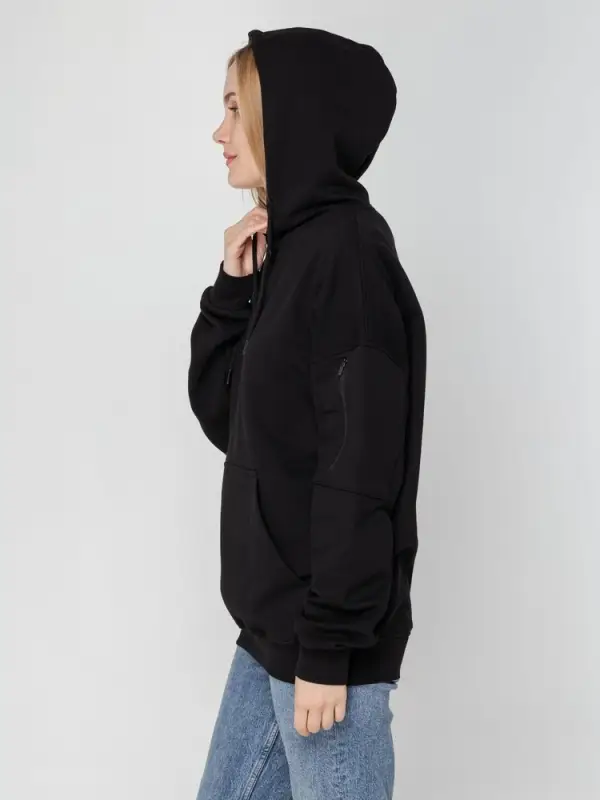 Худи унисекс Hand Some, черное, размер XS/S Худи унисекс Hand Some, черное, размер XS/S