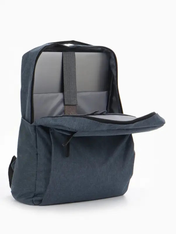 Рюкзак городской на молнии, с карманами, с USB, размер 29&times;11&times;39 см, синий