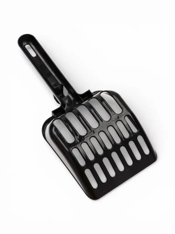 Туалет, 36&times;28&times;14 см, с боковым входом, бортами и совком, коричневый