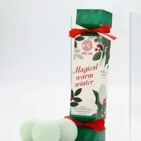 Бомбочки для ванны Magical warm winter, набор 3 шт х 40 г, праздничная ель, URAL LAB