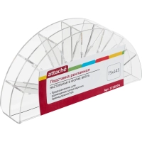 Подставка настольная рекламная под канц.прин Attache в форме веера на12 вид