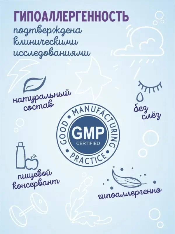 Пенка для купания мальчиков AQA baby KIDS интенсивное питание, 250 мл