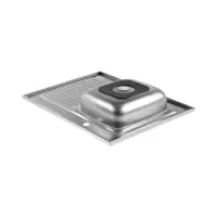 Мойка кухонная ZEIN, накладная, правая, 0.4 мм, 80*60*16 см, 1 1/2&rsquo;&rsquo;, без сифона