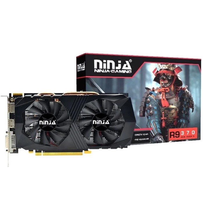 Видеокарта Ninja R9 370, 4Гб, 256bit, GDDR5, DVI, HDMI, DP, HDCP Видеокарта Ninja R9 370, 4Гб, 256bit, GDDR5, DVI, HDMI, DP, HDCP