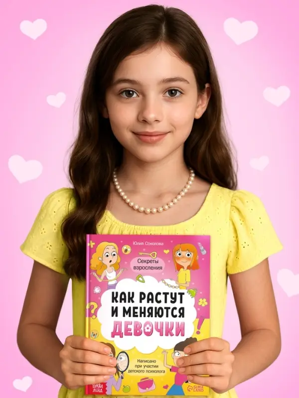 Энциклопедия в твёрдом переплёте «Как взрослеют девочки», 80 стр. Энциклопедия в твёрдом переплёте «Как взрослеют девочки», 80 стр.