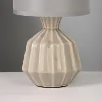 Лампа настольная RISALUX &laquo;Центр&raquo;, 40 Вт, Е14, серая, 12&times;12&times;24 см