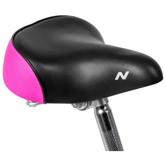 Велосипед детский Novatrack CANDY, диаметр колёс 16", со съёмными колёсами, с сумкой, белый