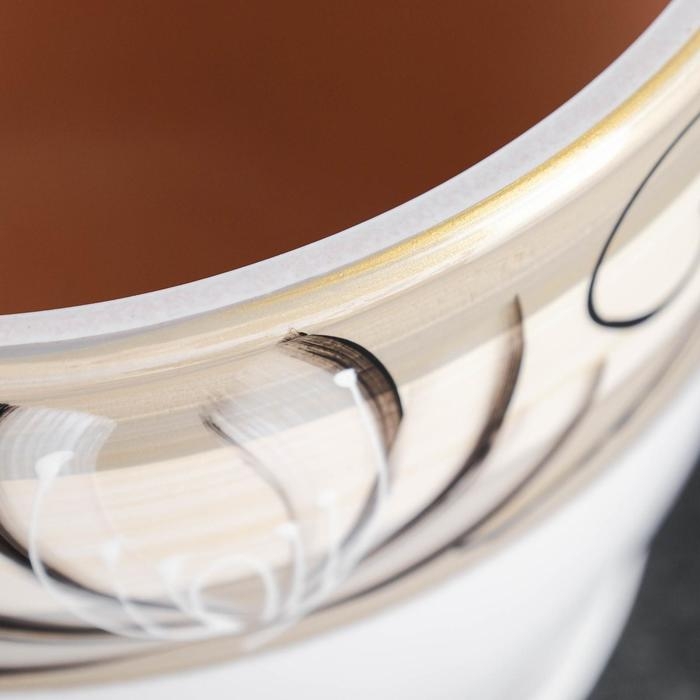 Набор горшков цветочных 4 шт. Лотос белый 0,4 / 1 / 2,5 / 5 л Набор горшков цветочных 4 шт. Лотос белый 0,4 / 1 / 2,5 / 5 л