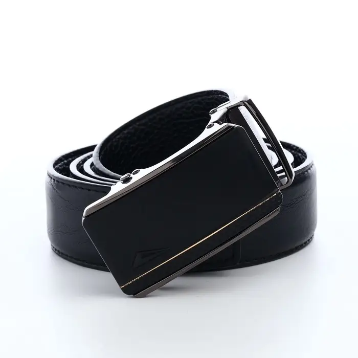 Ремень мужской, ширина 3.6 см, пряжка автомат, чёрный