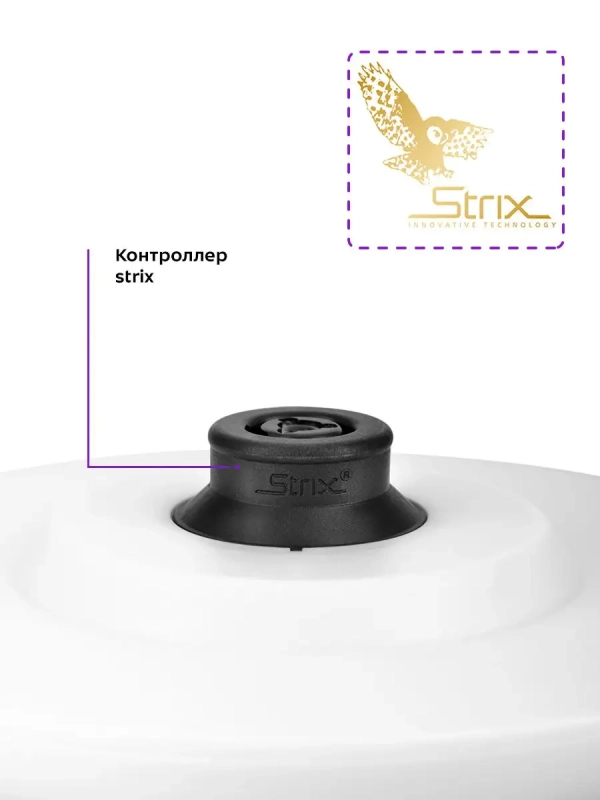 Чайник электрический металлический пластик КТ-6115 - 1.5 л